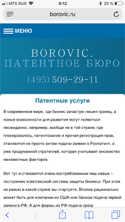 Отзыв от borovic.ru